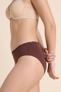 Zivame Dreamcatcher Regular Rise Full Coverage Hipster Panty - Rum Raisin — thumbnail 2